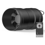 100mm ventilateur extracteur d'air 6w 221 m� / h extracteur d air de ventilation avec contr�leur de vitesse ...