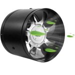 100mm ventilateur d'extraction, 140 m� / h de conduit ventilateur industriel en m�tal d'air mural pour ...