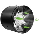 100mm ventilateur d'extraction, 140 m? / h de conduit ventilateur industriel en m?tal d'air mural pour ...