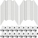 100pcs clips de vitrage pour serre inclure 50type w serre pinces en acier inoxydable et 50 clips de type ... 100pcs clips de vitrage pour serre inclure 50type w serre pinces en acier inoxydable et 50 clips de type ...