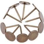 100pcs clou tapissier punaise clous de tapissiers en fer � t�te plate de style vintage, pour meubles, ...