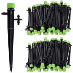 Bluedeer - 100pcs micro - asperseur d'irrigation goutte  goutte, 360 degrs 8 trous d'eau flux irrigation ...