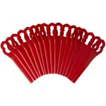 100pcs pa6 lames pour coupe - bordures einhell ge - ct 18 li, gc - ct 18 / 24 li, bg - ct 18 li, rg - ...