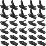 100pcs pince pour bache, tente clips clips plastiques pour toile d'ombrage clips de fixation pince bche ...