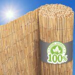 100x300 brise - vue balcon canisse roseau - clture jardin pare - soleil coupe vent