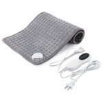 100x50cm coussin chauffant lectrique, couverture chauffante  10 niveaux de temprature, ceinture chauffante ...