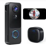1080p hd sonnette sans fil avec caméra, exterieur etanche, visiophone sans fil avec carillon détection ... 1080p hd sonnette sans fil avec caméra, exterieur etanche, visiophone sans fil avec carillon détection ...