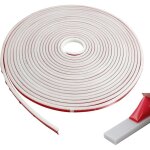 10m baguette de finition pour plan de travail cuisine, bordure adh�sive moulure murale autoadh�sive, ...