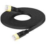 10m cat 8 plat c�ble ethernet rj45 c�ble 40gbps 2000mhz compatible routeur switch modem d�codeur tv box ...