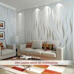 10m papier peint 3d intiss� moderne minimaliste courbes brillance pour chambre salon tv fond