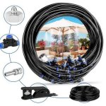 10m syst�me de brumisation, brumisateur ext�rieur, syst�me de brumisation ext�rieur fan, brumisateur ...