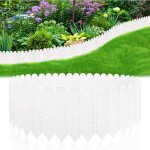 10pcs bordure de jardin en plastique 20 x 22 cm facile � installer un marteau suffit, pas de tranch�es ...
