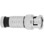 10pcs connecteur de compression m�le bnc � t�te sans soudure adaptateur coaxial q9 haute fr�quence �tanche ...