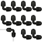 10pcs connecteurs en coude l pour tuyau d'arrosage 13 mm (1 / 2 ), raccord 13mm pour systme d'irrigation ...