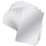 10pcs miroir � coller mural sur porte miroir collant carr� 23x15cm miroir autocollant sur mur miroir ...