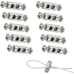 10pcs serre - c�bles avec capuchon de borne � vis, serre - c�bles pour c�ble et c�ble de 1 � 3 mm de ...