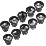 10pcs / set paniers hydroponiques plantes tasses pots en plastique r�utilisable durable jardin net p�pini�re ...