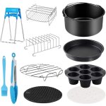 11 accessoires pour friteuse, moule de cuisson en silicone, �tag�re
