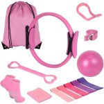 11 articles kit pilates, pilates accessoires, fitness materiel, pour tonifier les cuisses, les fesses, ...