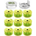 11 paquet mod�le actualis� bobine fil coupe bordure convient pour ryobi one + 18v, 24v, 40v coupe bordures, ...
