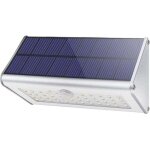 1100 lm 46 led 4500mah, applique murale solaire extrieure, coque en alliage d'aluminium, dtecteur de ...