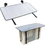110x55 cm accessoires de pices de climatiseur, couvercle de climatiseur extrieur en aluminium en aluminium ...
