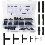 113 pi�ces raccords d'irrigation, garden hose t raccord, 12 diff�rentes sp�cifications connecteur de ...