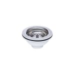113mm bonde  panier en inox pour vier bac  commande manuelle sans trop - plein
