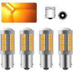 1156ba15s p21w led ampoule ambre jaune super bright ampoule 6000k 5630 33 smd voiture avant et arri�re ...