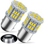 1157 led ampoules 12v 24v - super brillant blanche 6000k - pour les feux de freinage / feu stop / les ...
