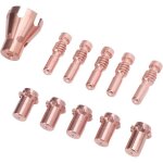11pcs set mig souding gun accessory kitter cutter pct80 electrodes tips couvertures de protection avec ...
