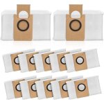 12 accessoires de sacs pour ecovacs deebot x1 omni robot aspirateur, sacs d'aspirateur de rechange pour ...