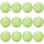 12 balles de golf fluorescentes balles lumineuses pour nuit - vert fluorescent visibles dans l'obscurit ...