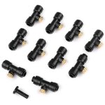 12 buses de brumisation arrosage pour tuyaux d'eau de 4 / 7 mm de large brumisateur pour jardin terrasse ...