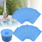 12 chaussettes de skimmer piscine, filtre �lastique en nylon, pr�filtre skimmer pour panier, accessoires ...