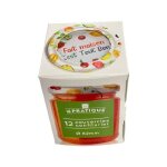 Le parfait - lot de 12 couvercles confiturier to d82 mm dcor fruits