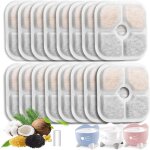 12 �l�ments filtrants, triple filtration avec charbon actif, r�sine �changeuse d'ions, y compris �ponge ...