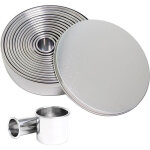 12 emporte - pi�ces en acier inoxydable ? formes vari�es ? moules � p�tisserie ? ustensiles � biscuits ...