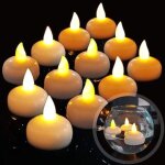 12 led bougie flottante sans flammes, batterie étanche lumières de thé led vacillantes flotter sur l'eau ... 12 led bougie flottante sans flammes, batterie étanche lumières de thé led vacillantes flotter sur l'eau ...