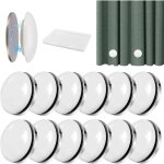 Parkside - 12 paires poids de rideau de douche, aimants de rideau de douche, poids de rideau magntique, ...