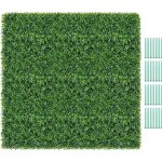 12 panneaux de haie en buis artificiel, panneaux muraux de buis artificiel de 50x50 cm, d�coration murale, ...