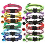 12 pcs colliers chat réfléchissant, collier chaton anti étranglement et cloche, réglable collier pour ... 12 pcs colliers chat réfléchissant, collier chaton anti étranglement et cloche, réglable collier pour ...