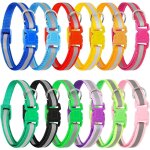 Fitags - 12 pcs colliers pour chiots, collier d'identification pour chiots rapide r�glable et r�utilisable ...