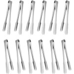 12 pcs pince acier inoxydable multifonction, pince  glaons, pince bonbon, mini pince de service, pince ...