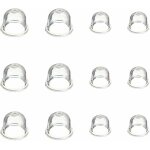 12 pcs pompe d'ampoule d'amorce blanche 19 mm et 22 mm tasse d'huile de carburateur transparente pour ...