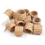 12 pcs ronds de serviette jacinthe, rustiques, pour d�coration de table de mariage, no�l ou anniversaire ...