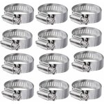 Csparkv - 12 pièces (16 - 25mm) collier de serrage 304 collier inox ajustable en acier inoxydable tuyau ... Csparkv - 12 pièces (16 - 25mm) collier de serrage 304 collier inox ajustable en acier inoxydable tuyau ...