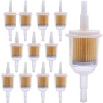 12 pi�ces 6mm / 8mm filtre � carburant filtre � essence universel gasoil filtre liquide filtre � essence ...