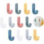 12 pièces crochets colorés auto - adhésifs, crochets muraux auto - adhésifs pour salle de bain porte ... 12 pièces crochets colorés auto - adhésifs, crochets muraux auto - adhésifs pour salle de bain porte ...