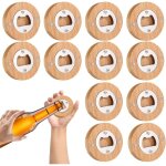 12 pi�ces ouvre - bouteille, d�capsuleur en bois, d�capsuleur original, decapsuleur biere, tire bouchon ...